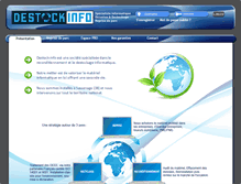 Tablet Screenshot of destock-info.com